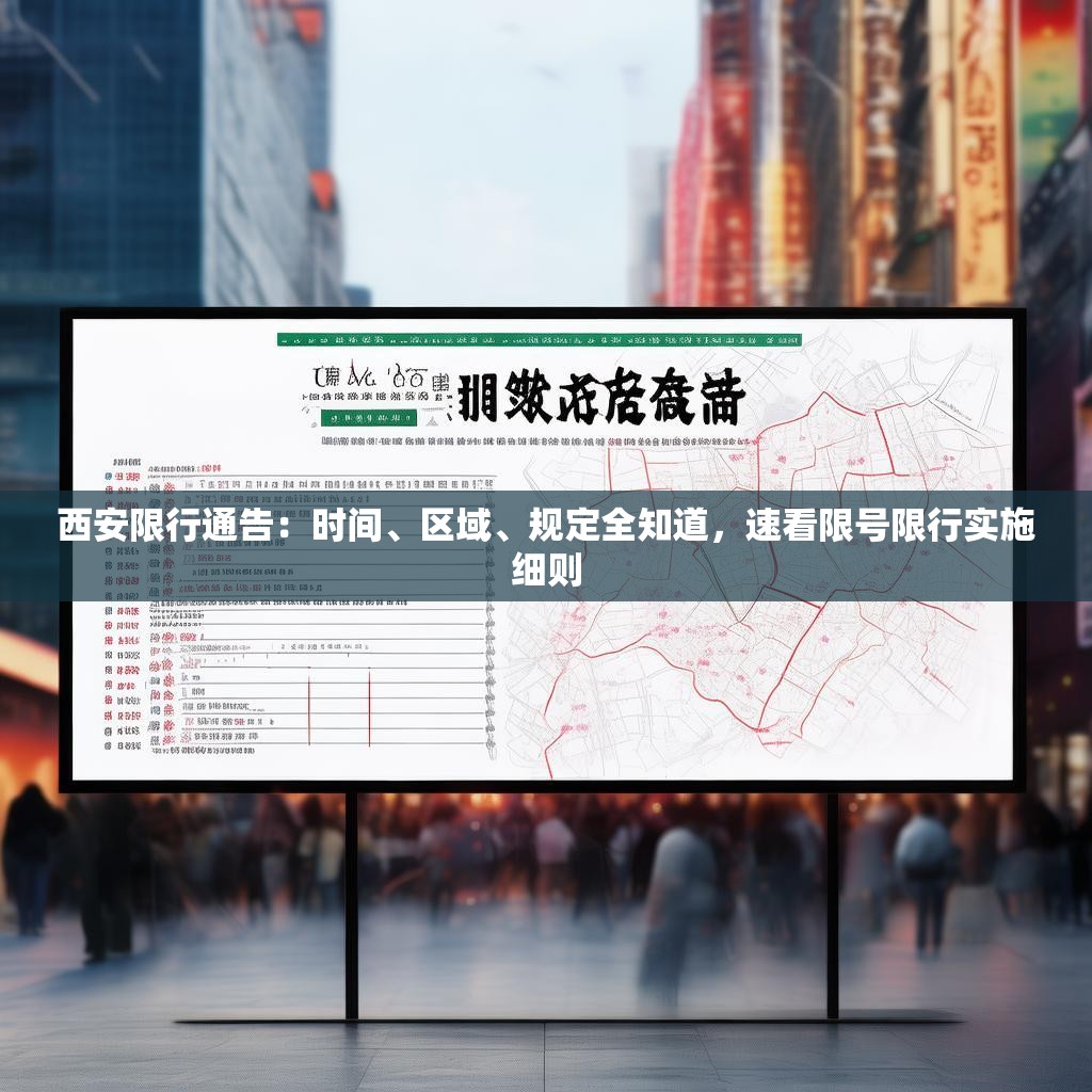 西安限行通告：时间、区域、规定全知道，速看限号限行实施细则