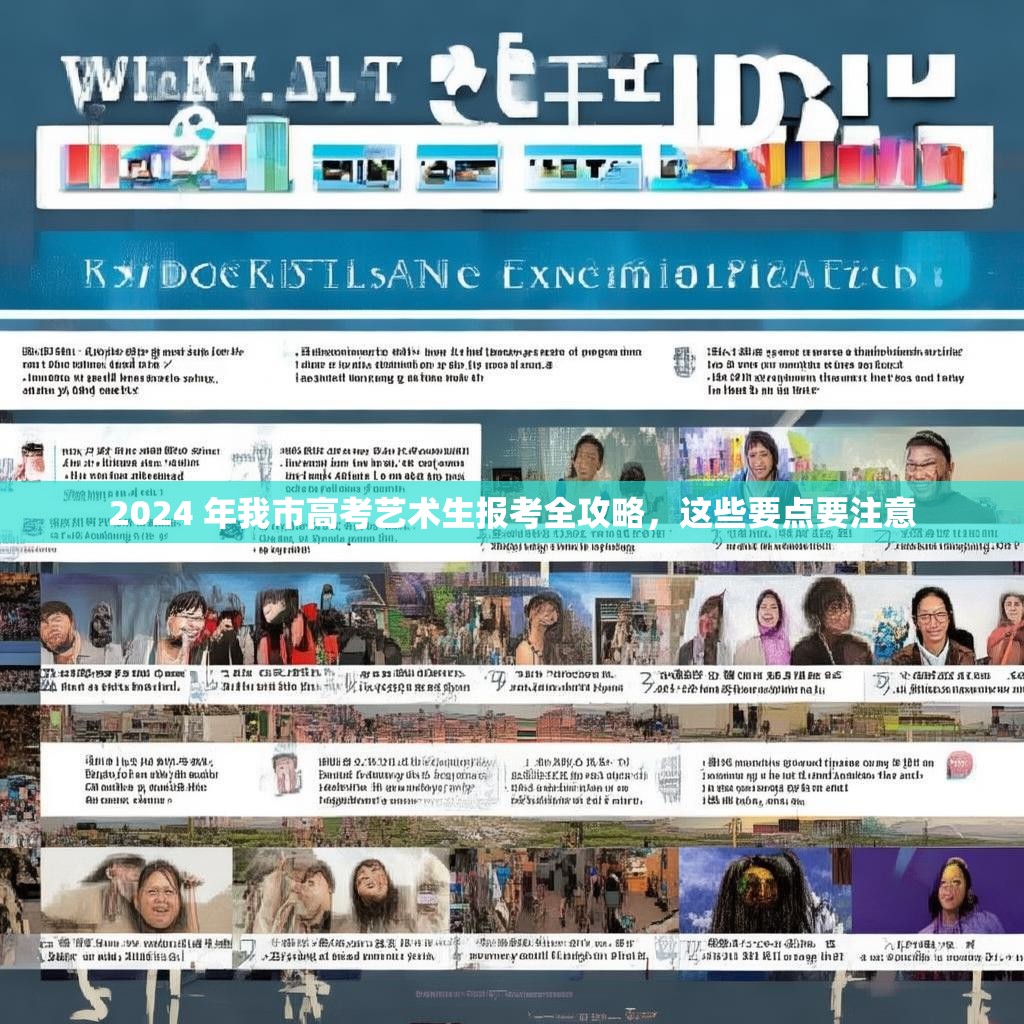 2024 年我市高考艺术生报考全攻略，这些要点要注意