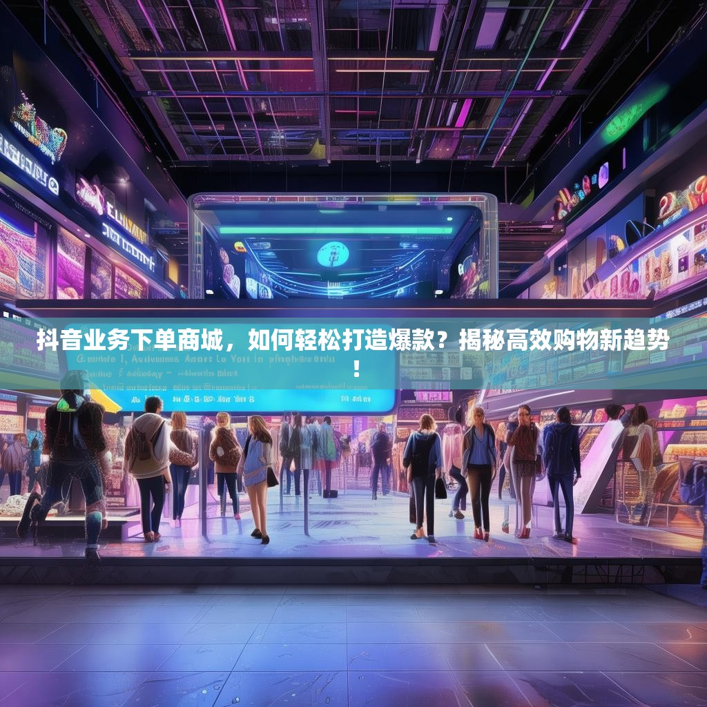 抖音业务下单商城，如何轻松打造爆款？揭秘高效购物新趋势！