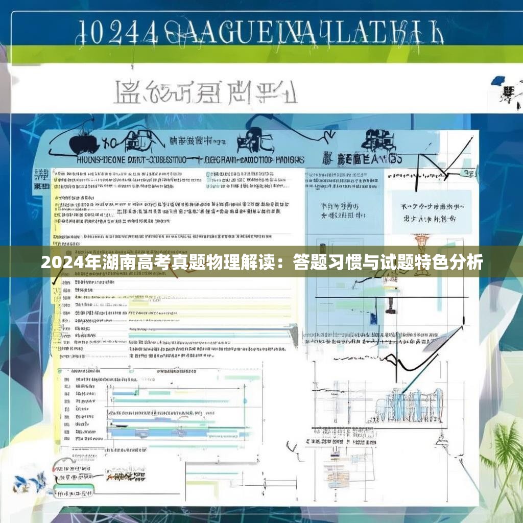 2024年湖南高考真题物理解读：答题习惯与试题特色分析