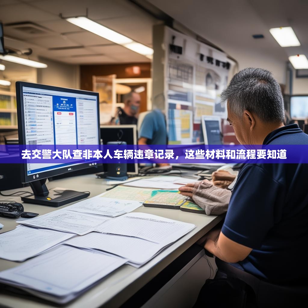 去交警大队查非本人车辆违章记录,这些材料和流程要知道