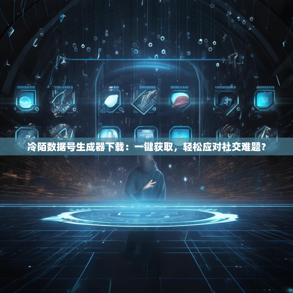 冷陌数据号生成器下载：一键获取，轻松应对社交难题？