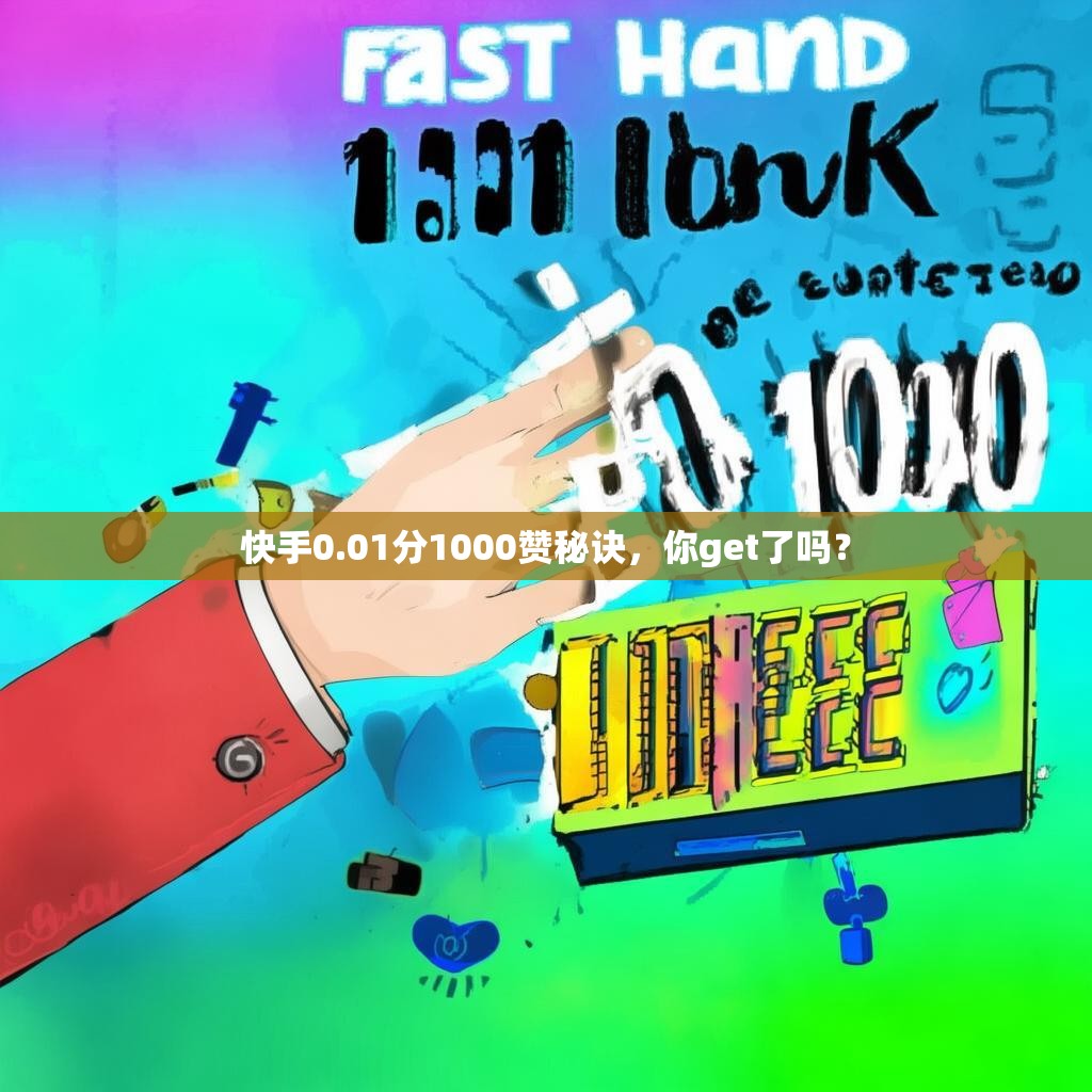 快手0.01分1000赞秘诀，你get了吗？
