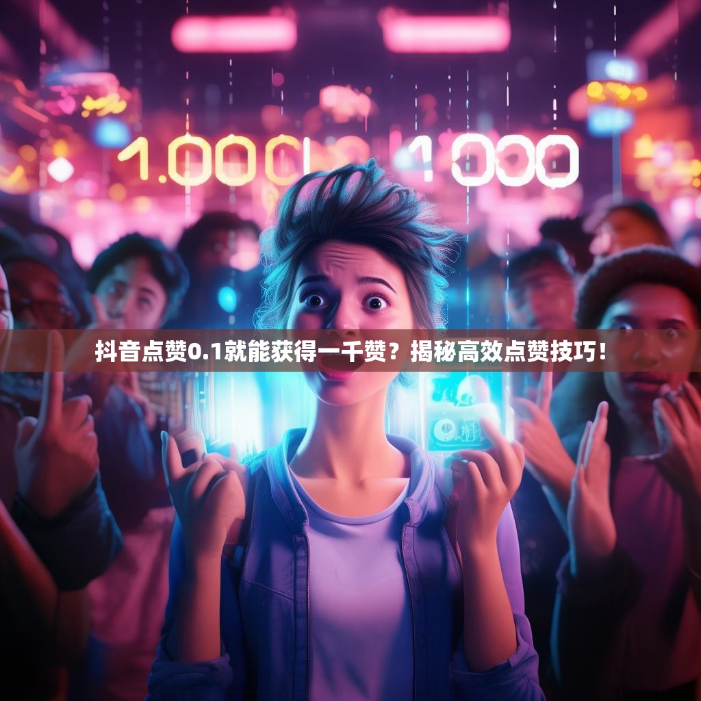 抖音点赞0.1就能获得一千赞?揭秘高效点赞技巧!