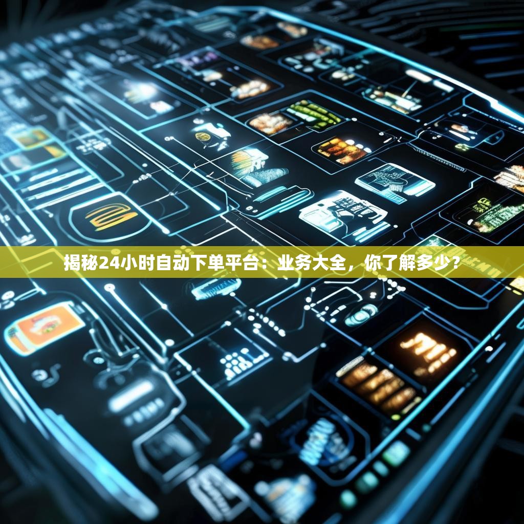 揭秘24小时自动下单平台:业务大全,你了解多少?