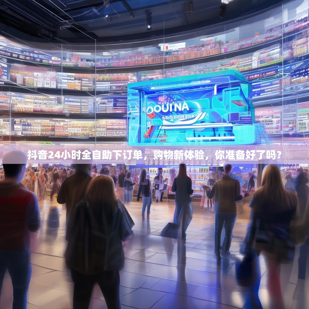抖音24小时全自助下订单，购物新体验，你准备好了吗？