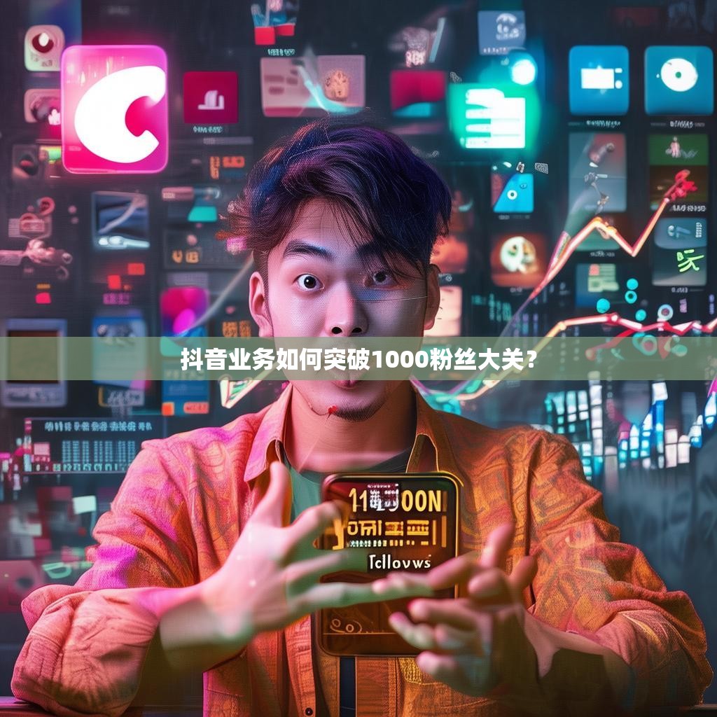 抖音业务如何突破1000粉丝大关?