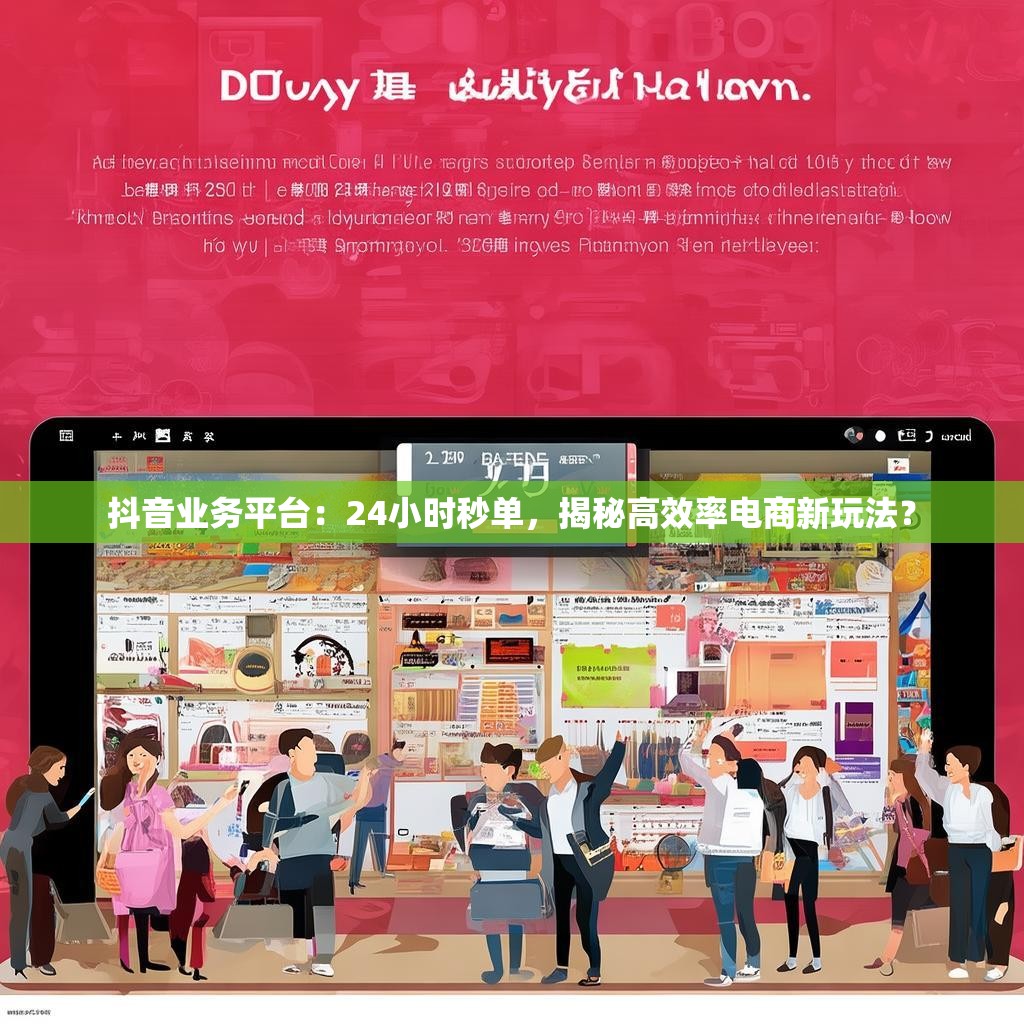 抖音业务平台：24小时秒单，揭秘高效率电商新玩法？