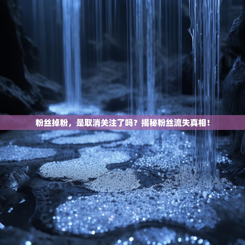 粉丝掉粉,是取消关注了吗?揭秘粉丝流失真相!