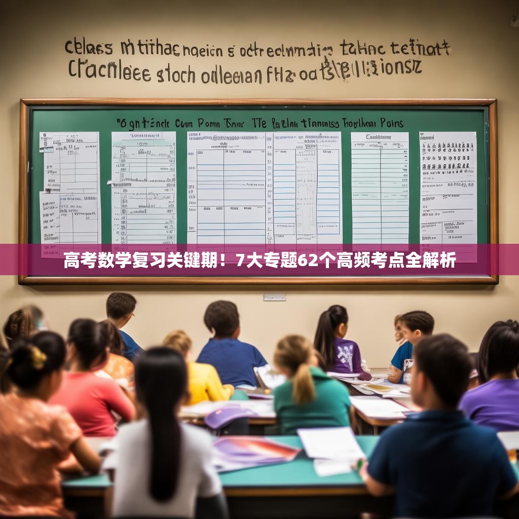 高考数学复习关键期！7大专题62个高频考点全解析