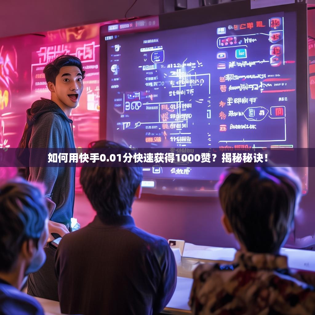 如何用快手0.01分快速获得1000赞？揭秘秘诀！