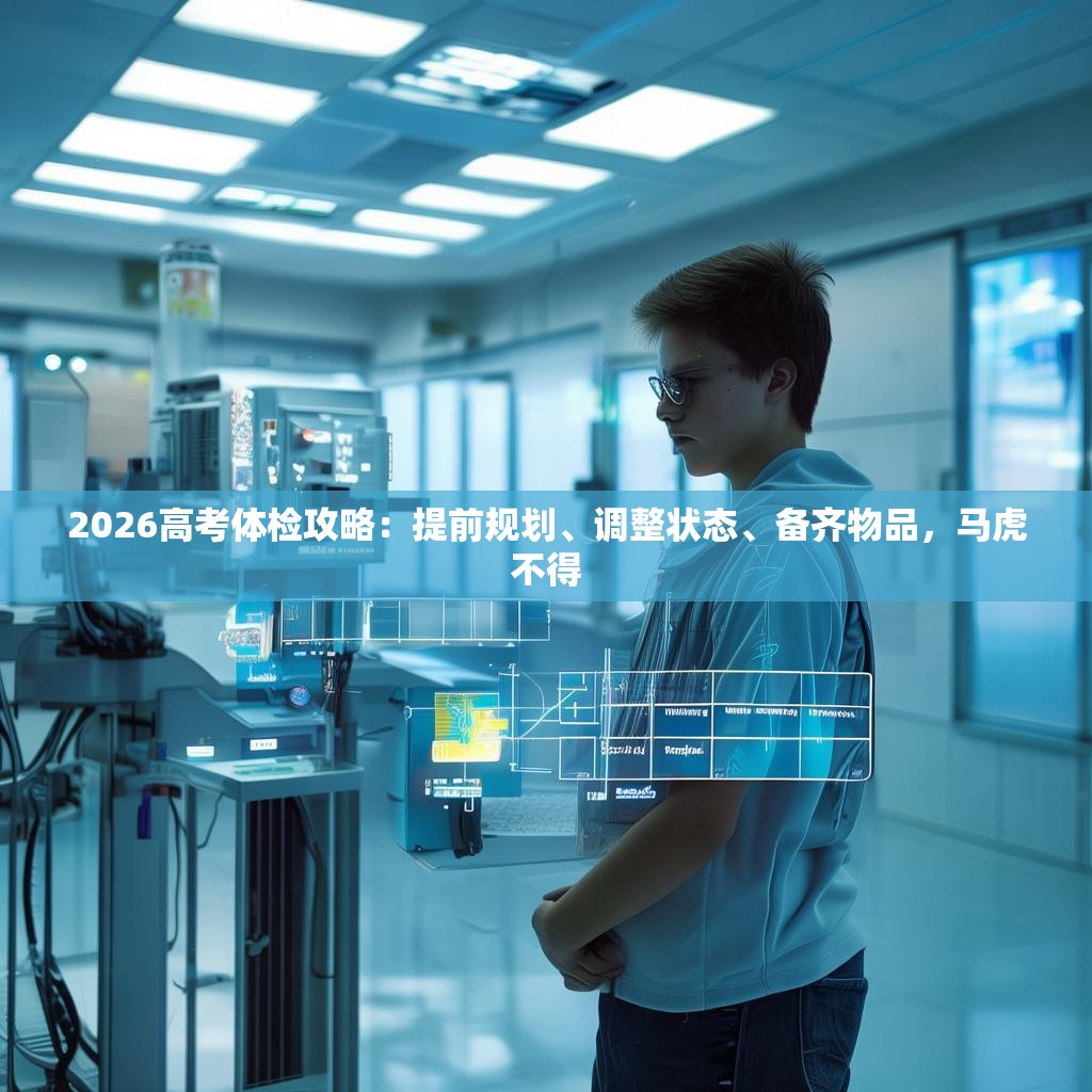 2026高考体检攻略:提前规划、调整状态、备齐物品,马虎不得