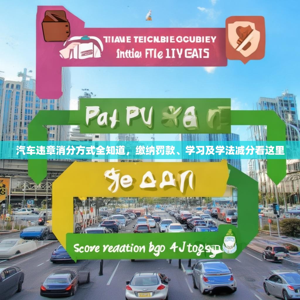 汽车违章消分方式全知道，缴纳罚款、学习及学法减分看这里