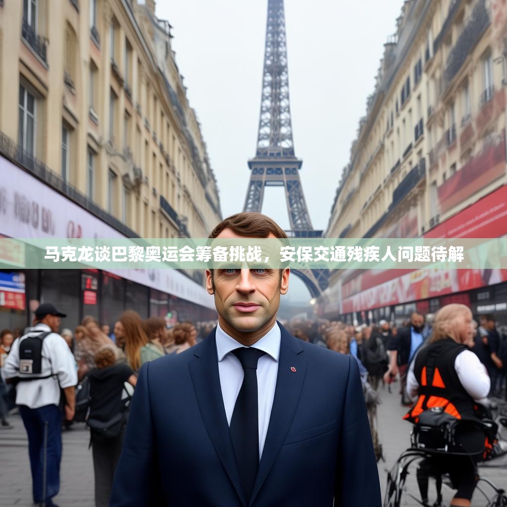 马克龙谈巴黎奥运会筹备挑战,安保交通残疾人问题待解