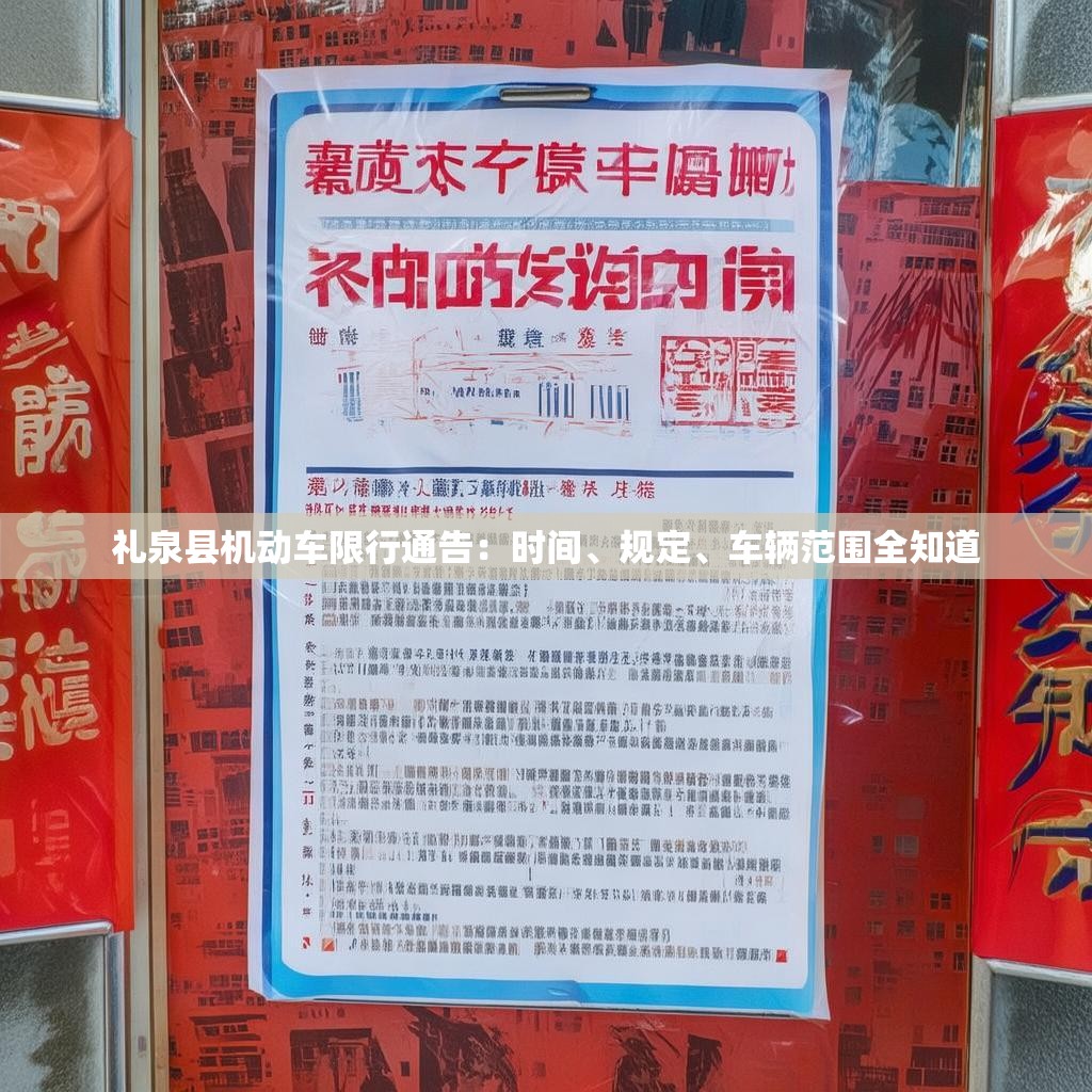 礼泉县机动车限行通告：时间、规定、车辆范围全知道