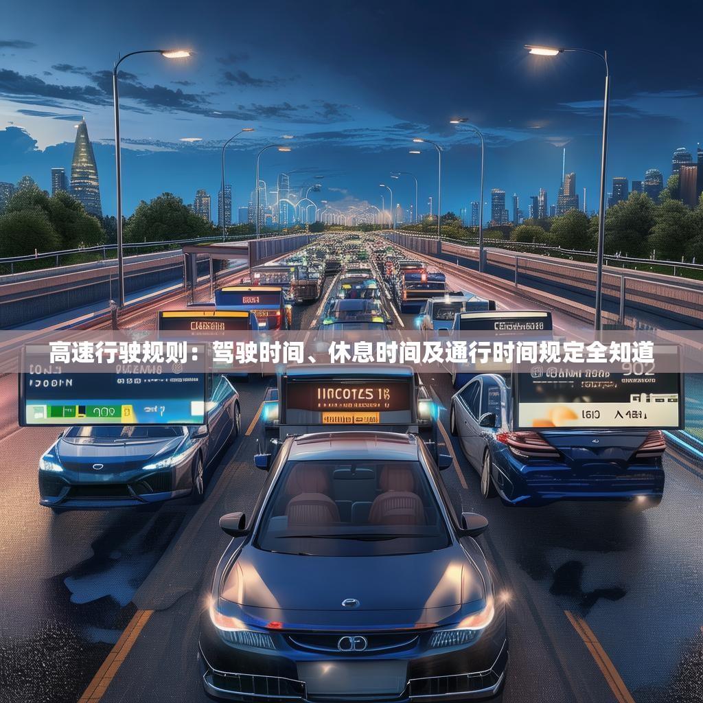 高速行驶规则：驾驶时间、休息时间及通行时间规定全知道