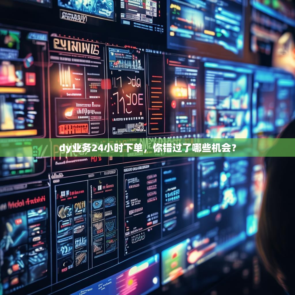 dy业务24小时下单，你错过了哪些机会？