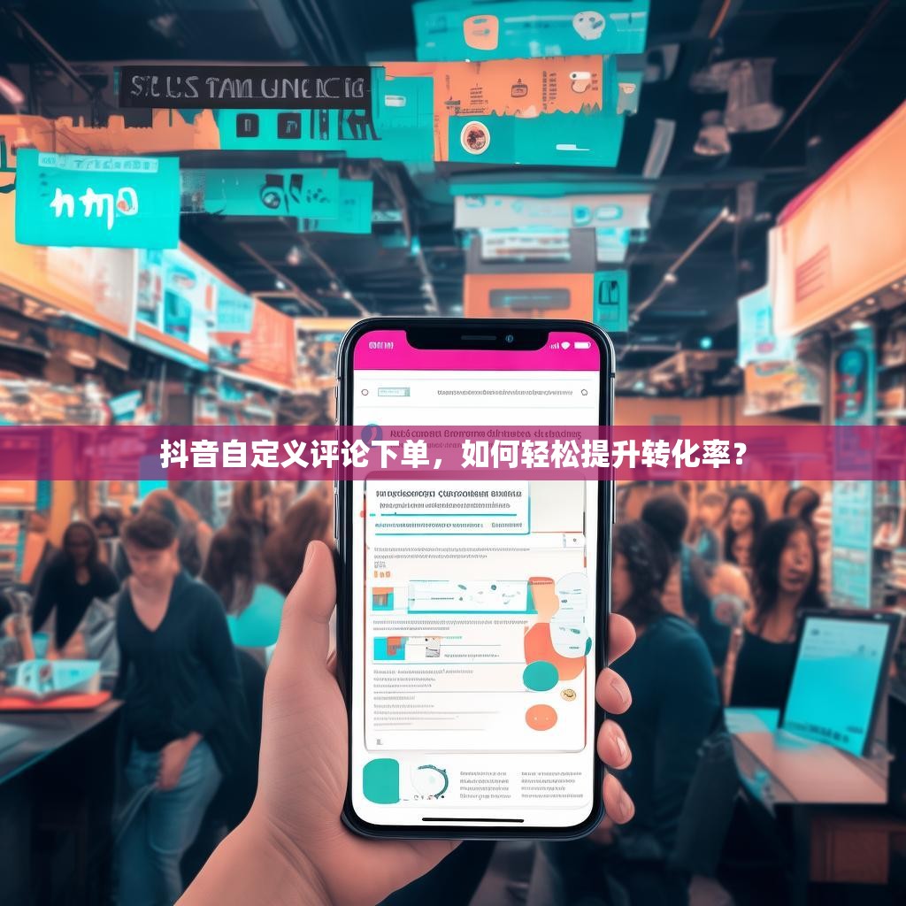 抖音自定义评论下单，如何轻松提升转化率？