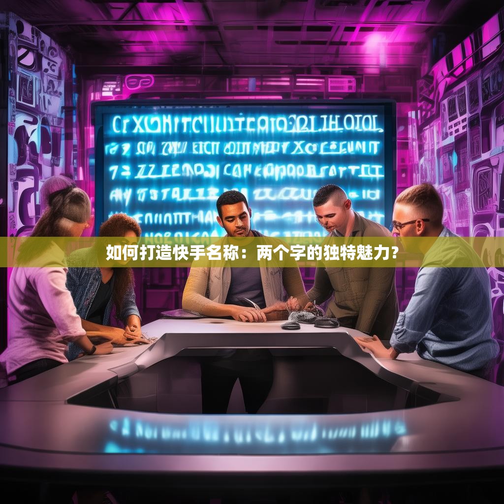 如何打造快手名称：两个字的独特魅力？