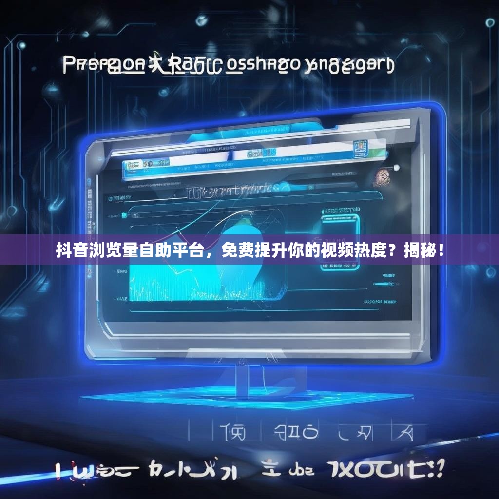 抖音浏览量自助平台，免费提升你的视频热度？揭秘！