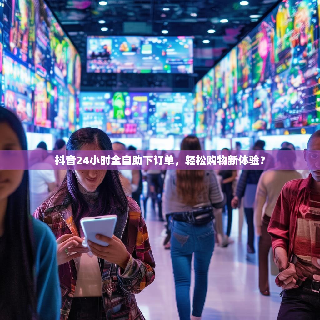 抖音24小时全自助下订单，轻松购物新体验？