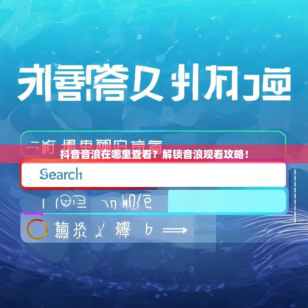 抖音音浪在哪里查看？解锁音浪观看攻略！