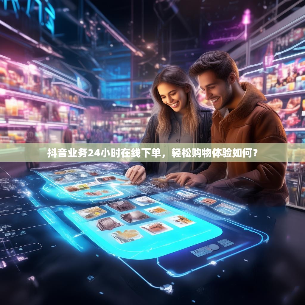 抖音业务24小时在线下单，轻松购物体验如何？