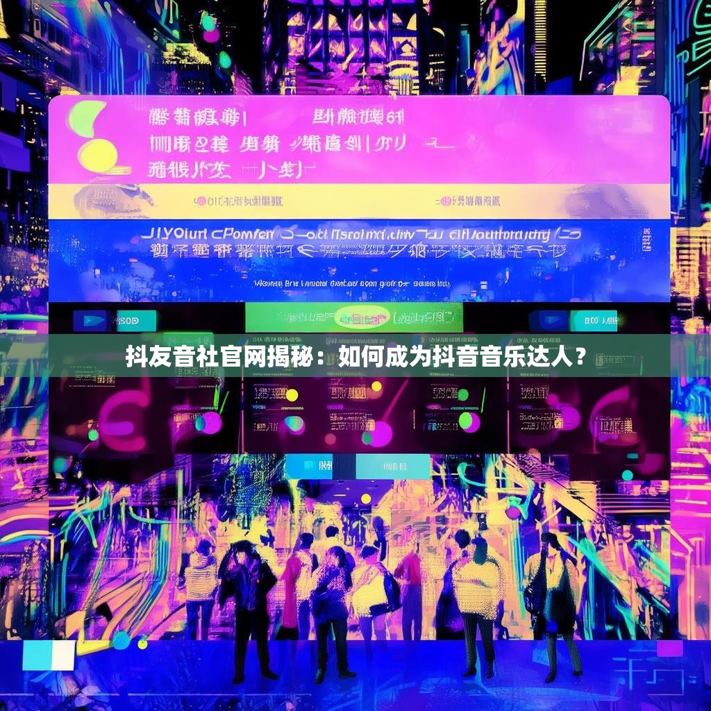 抖友音社官网揭秘:如何成为抖音音乐达人?