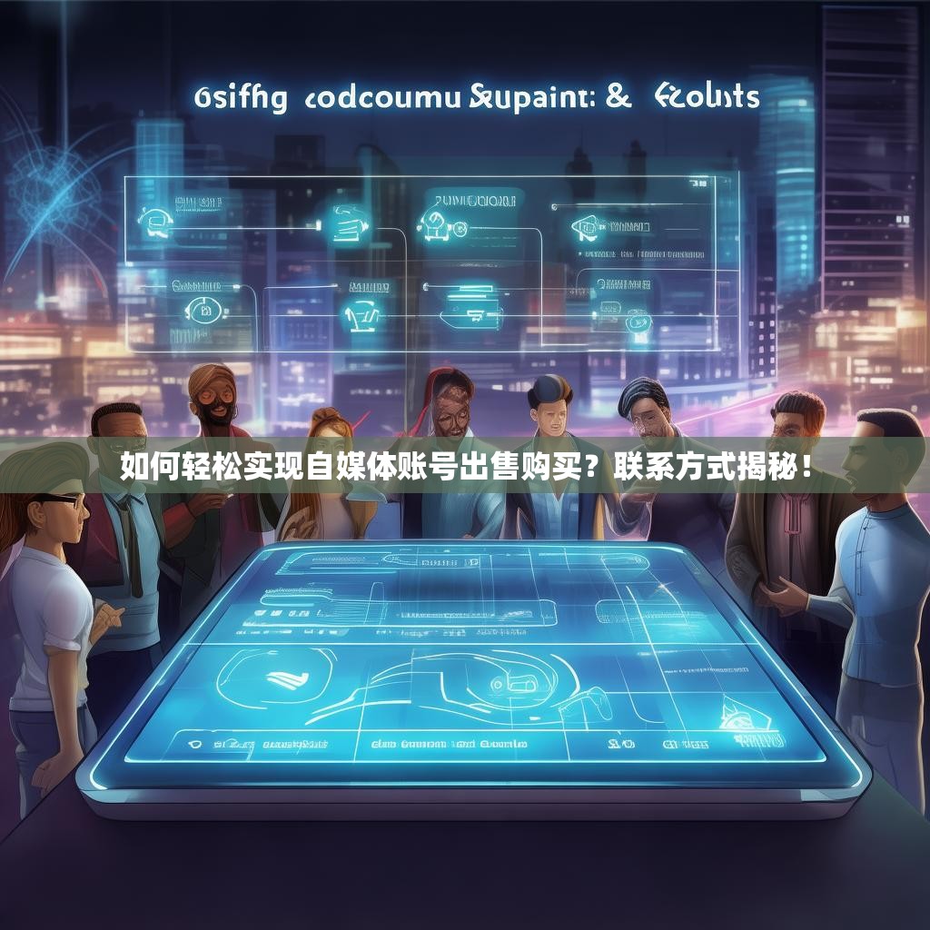如何轻松实现自媒体账号出售购买？联系方式揭秘！