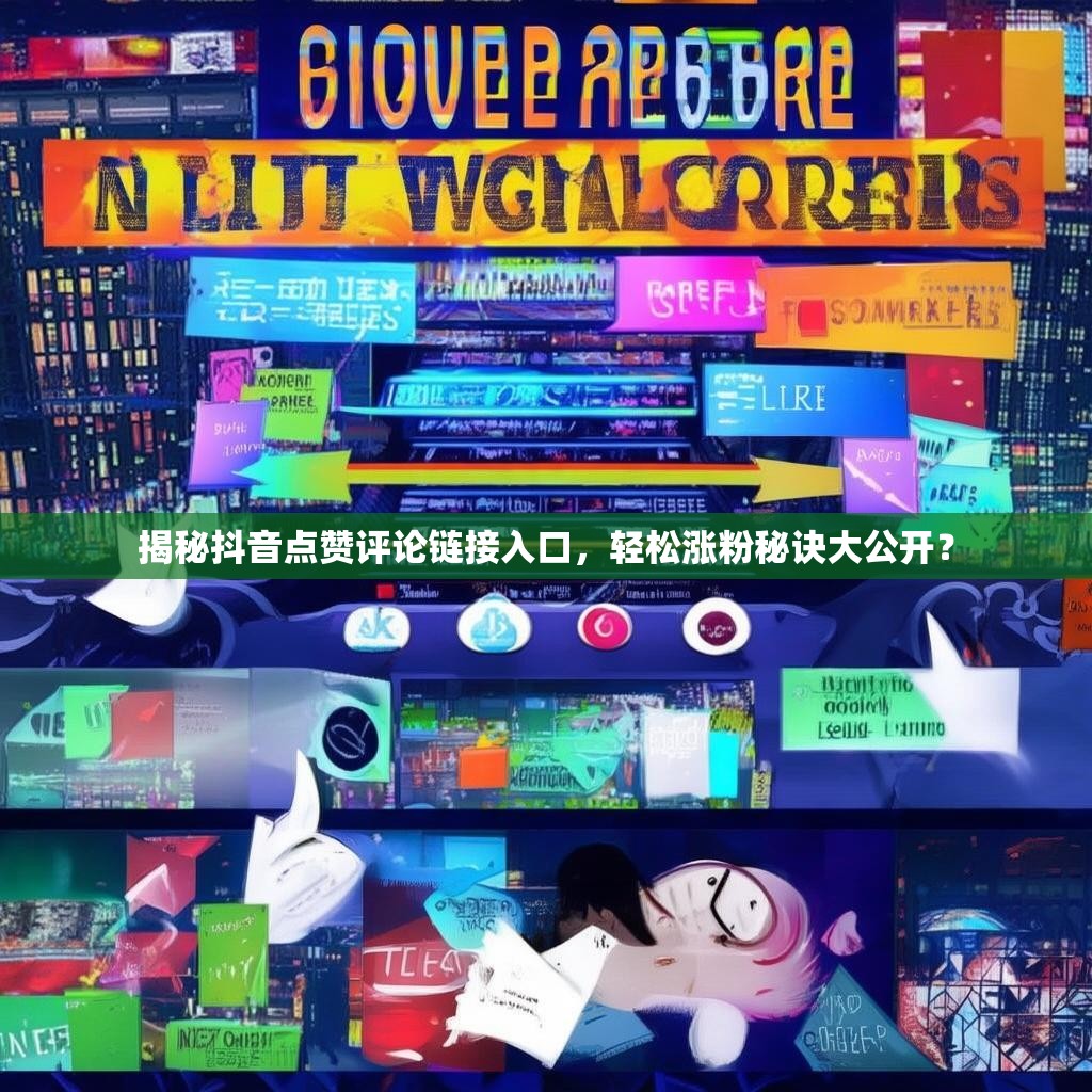 揭秘抖音点赞评论链接入口，轻松涨粉秘诀大公开？