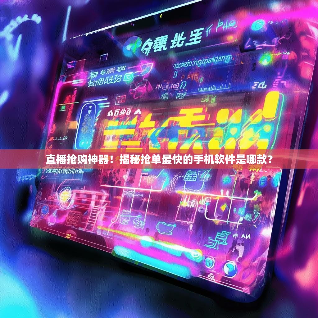 直播抢购神器!揭秘抢单最快的手机软件是哪款?