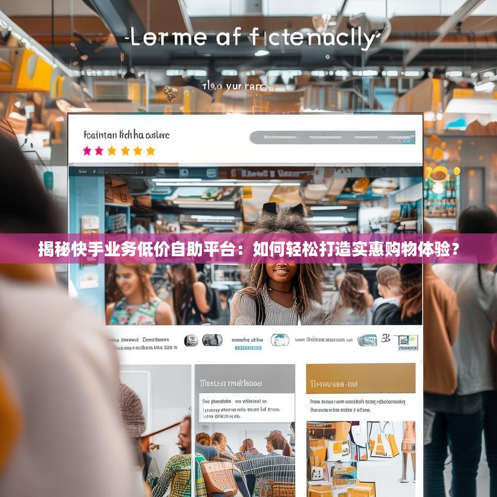 揭秘<strong><mark>快手业务低价自助平台</mark></strong>：如何轻松打造实惠购物体验？
