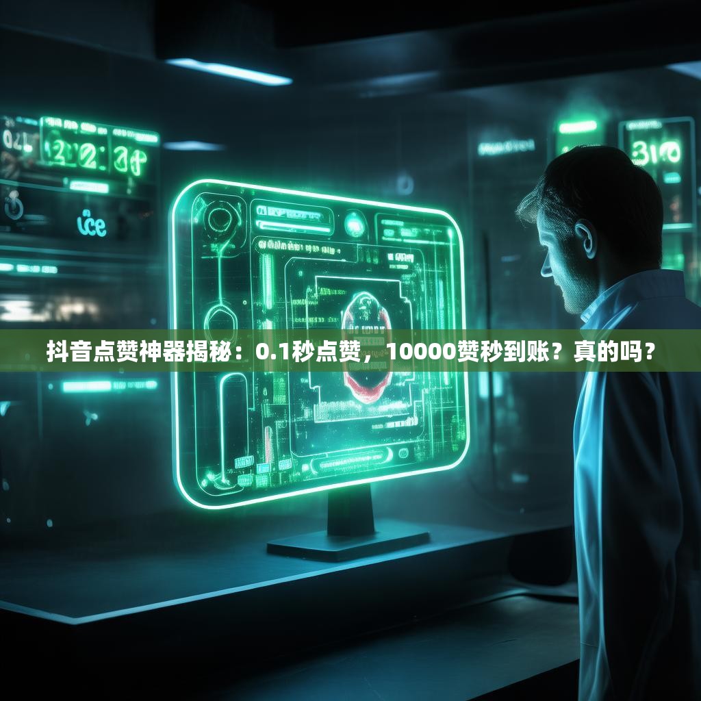 抖音点赞神器揭秘：0.1秒点赞，10000赞秒到账？真的吗？