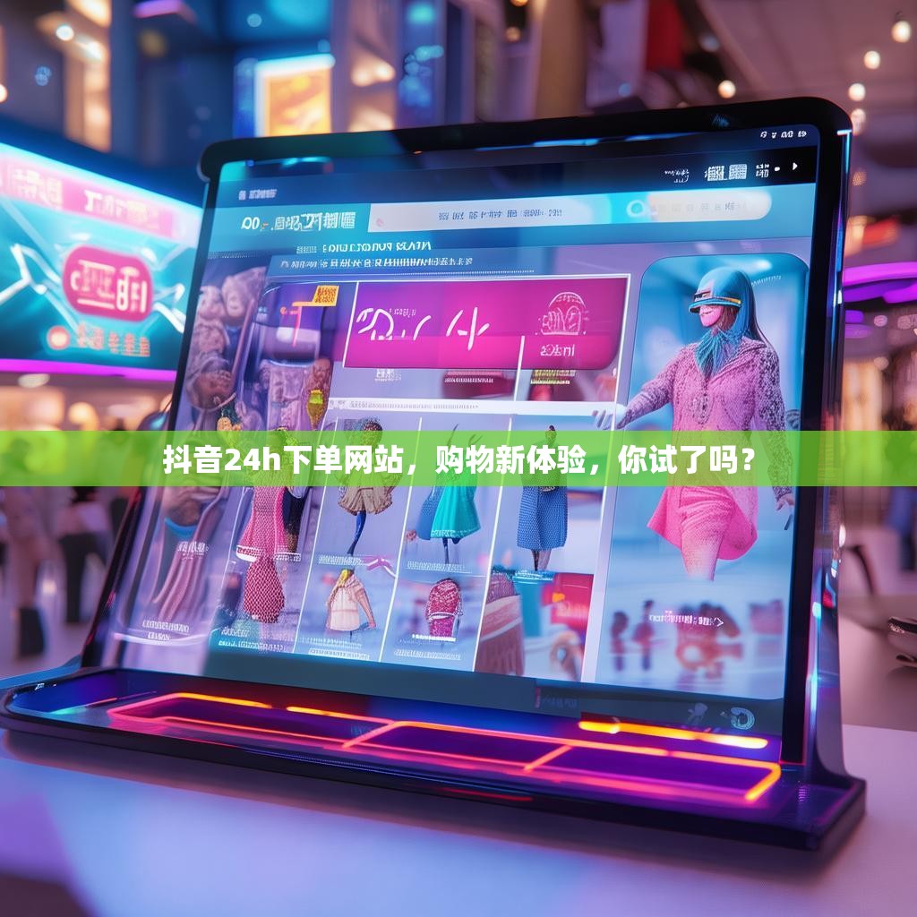 抖音24h下单网站,购物新体验,你试了吗?