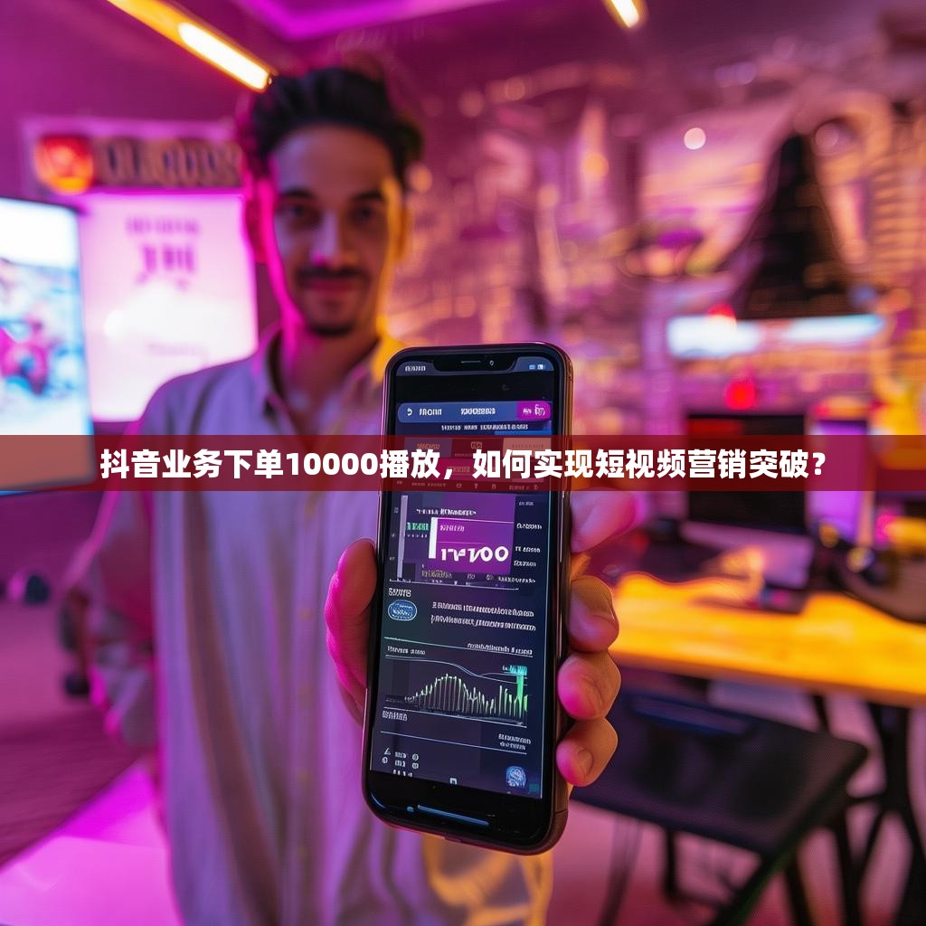 抖音业务下单10000播放，如何实现短视频营销突破？