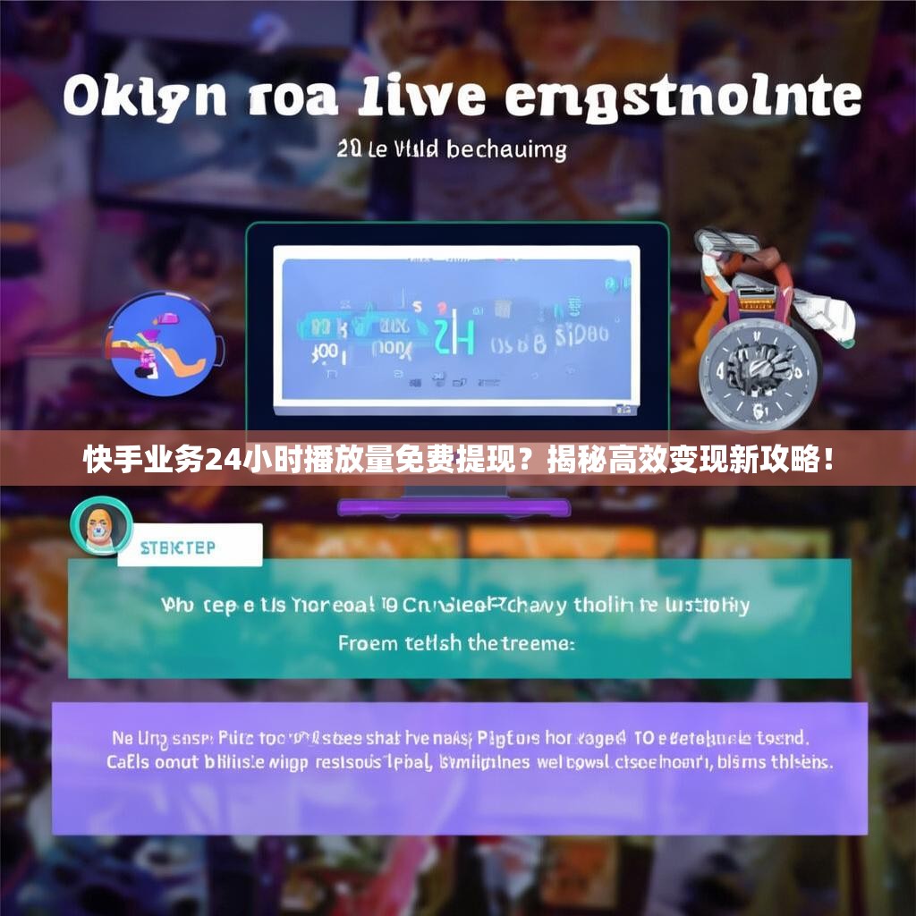 快手业务24小时播放量免费提现？揭秘高效变现新攻略！