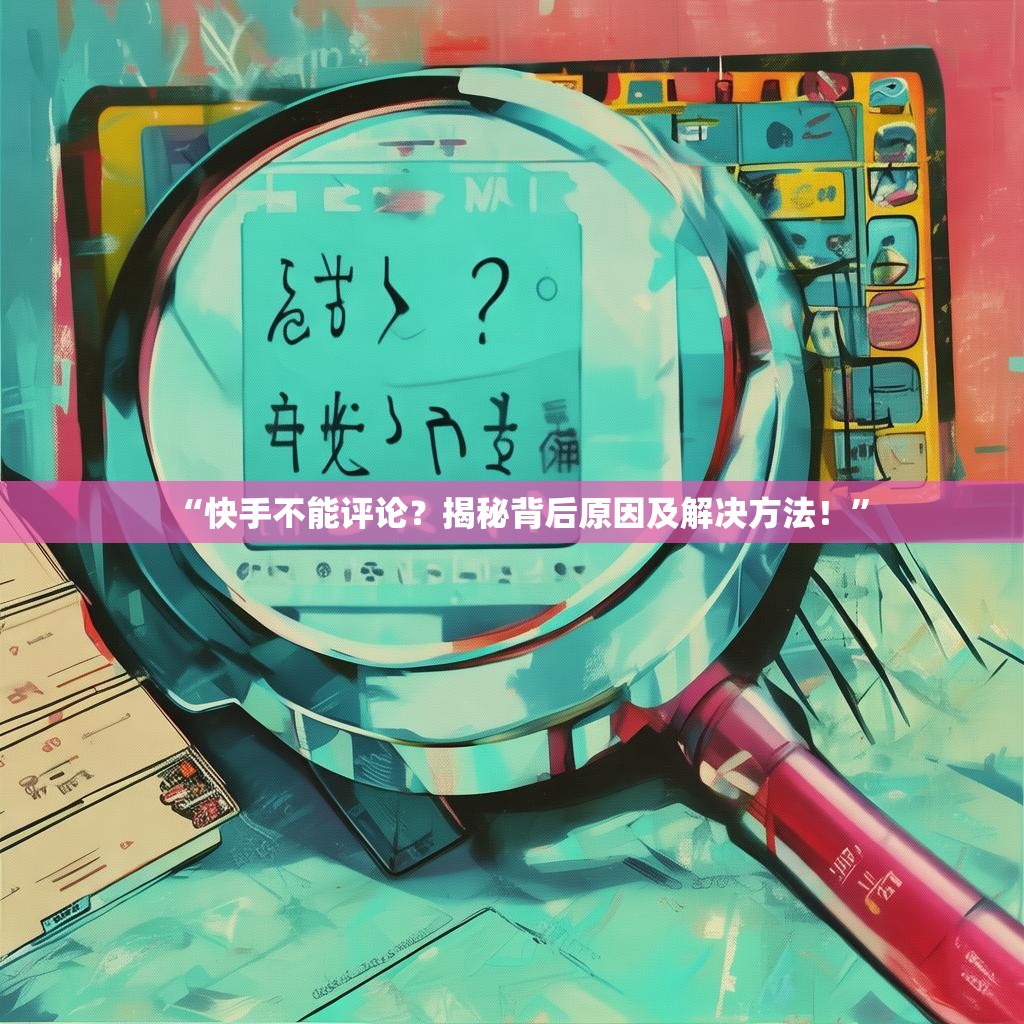 “快手不能评论?揭秘背后原因及解决方法!”