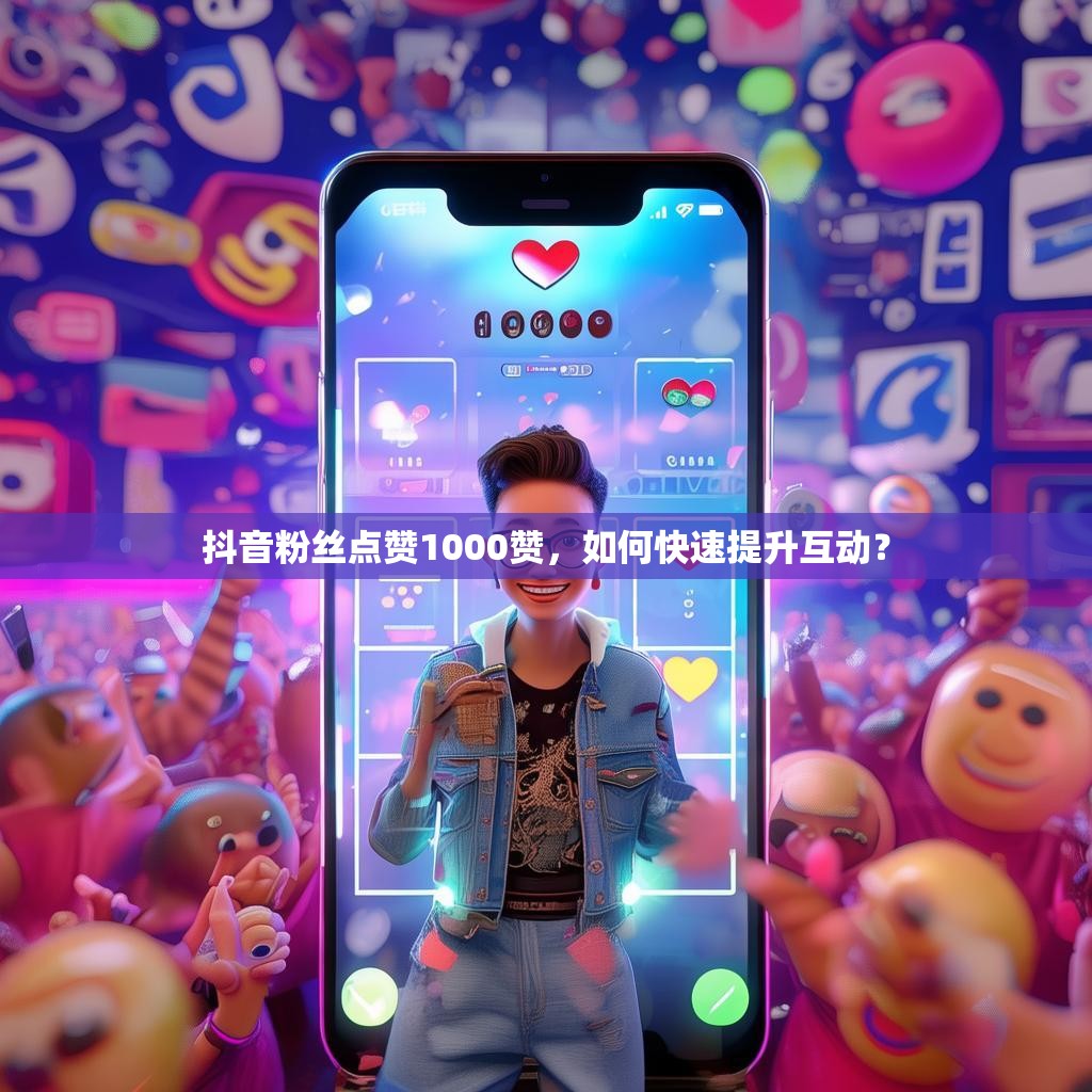 抖音粉丝点赞1000赞，如何快速提升互动？