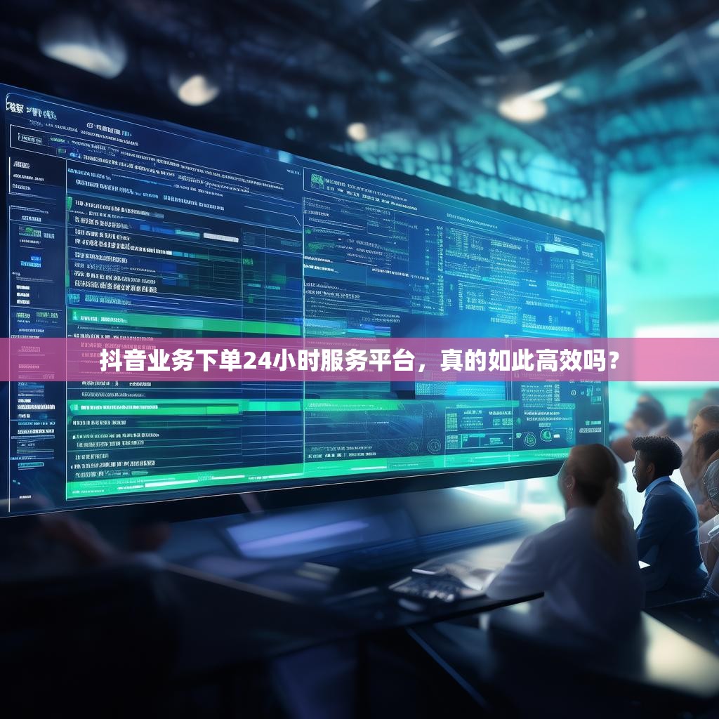抖音业务下单24小时服务平台，真的如此高效吗？