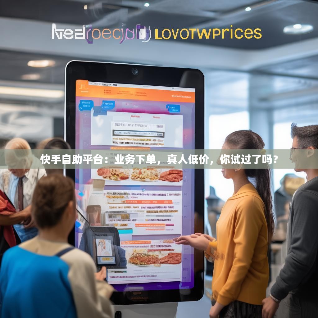 快手自助平台：业务下单，真人低价，你试过了吗？