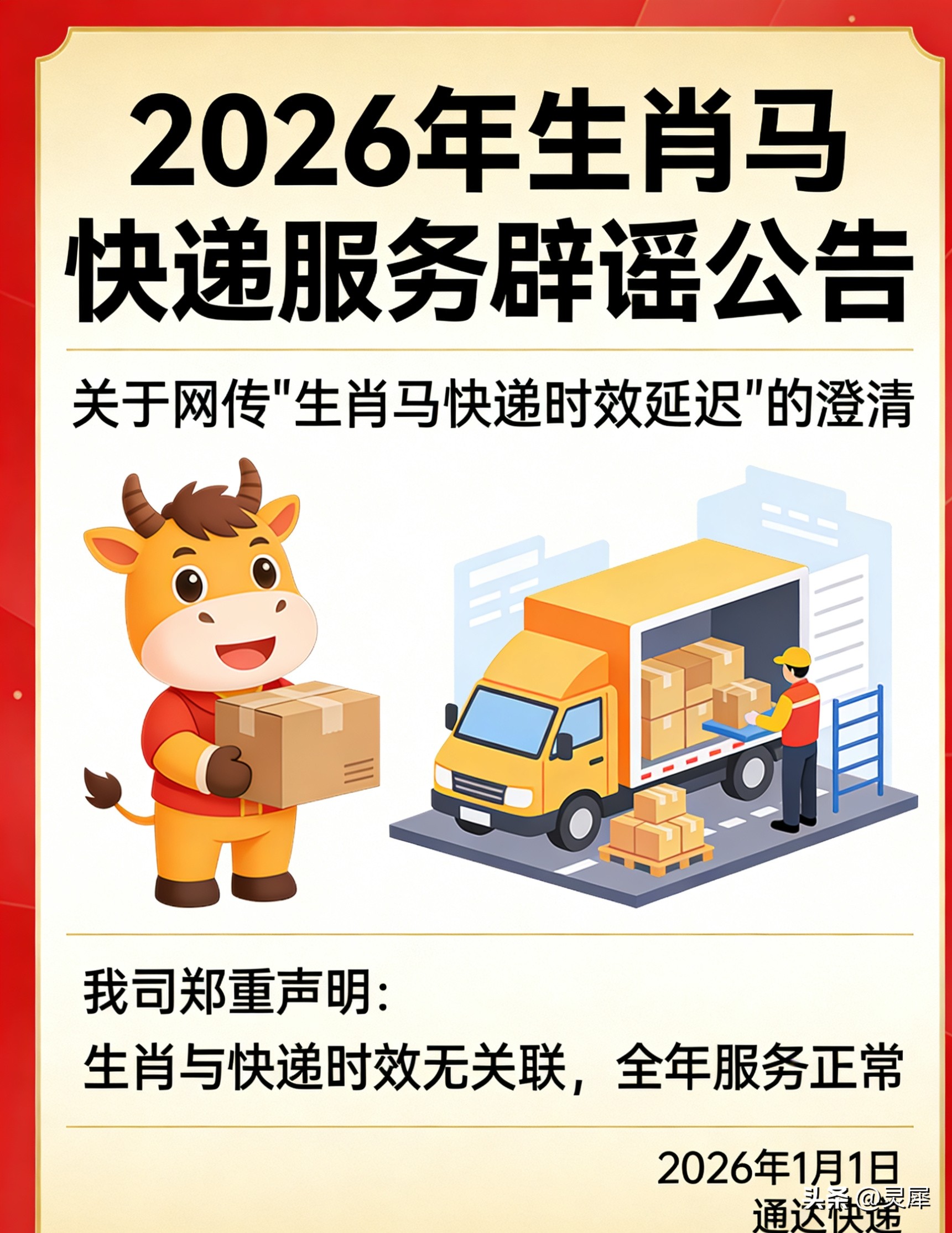 2026春节快递不停运!别被停运谣言骗,年货能寄回家
