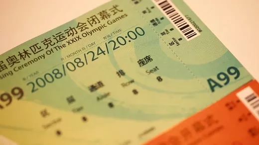 聊聊奥运会门票那些事儿,含2008年奥运会及2022冬奥会门票防伪